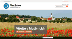 Desktop Screenshot of mutenice.cz