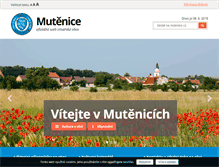 Tablet Screenshot of mutenice.cz